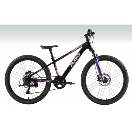 XDS 2026-中國風 Shimano7速油壓碟刹前避震內走線鋁合金兒童山地車